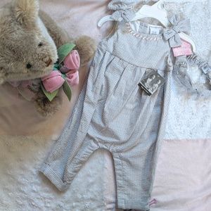 Piper & Posie | Gray Striped Jumper Headband